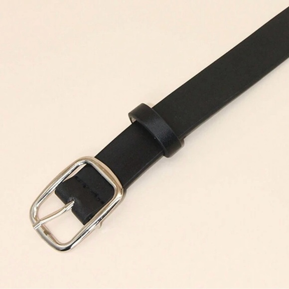Shein Women's Pu Leather Belt in Black, Size 80 - Picture 4 of 7
